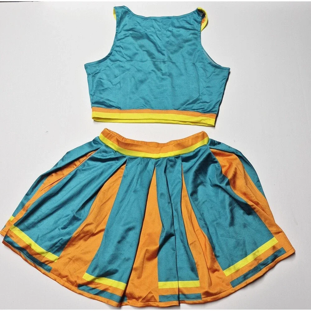 Bring It On Clovers Cheerleader Costume Set Top Skirt Size M Youth XS Adult NWOT